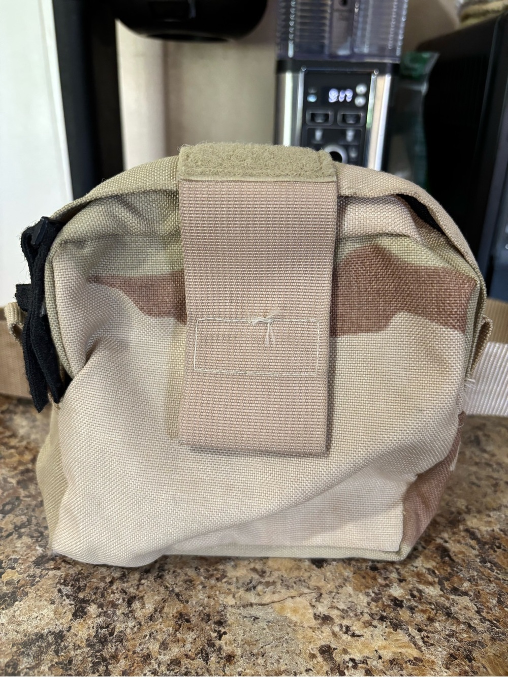 Desert Camo Toiletry Pouch - Tactical Desert Tan